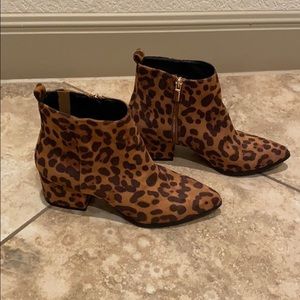 Leopard booties